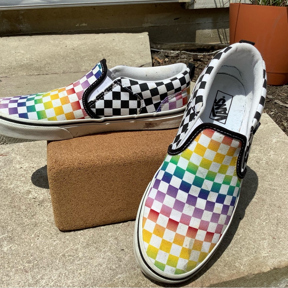 Rainbow Pride Vans
